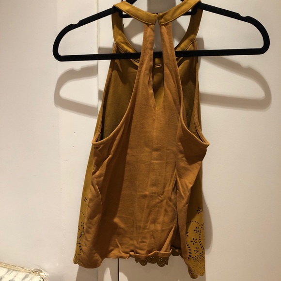 ZARA - HALTER FAUX SUEDE TANK WITH SCALLOP EDGE - Picture 5 of 5